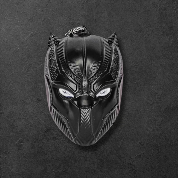 Black Panther Mask Keychain | Premium Marvel-Inspired Keyring for Car, Bike, and Home | Lightweight, Durable, and Stylish Collectible for Superhero Fans
