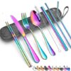 rainbow cutlery set kitchenware set
